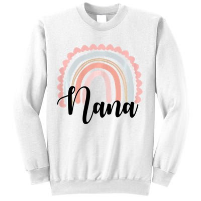 Nana Rainbow Grandma Christmas Mother's Day Sweatshirt