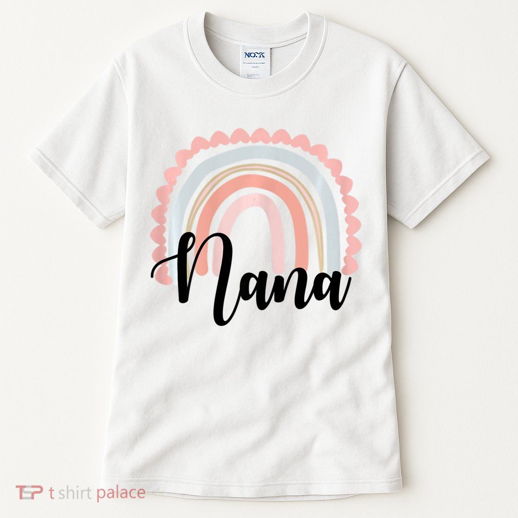 Nana Rainbow Grandma Christmas Mother's Day Tall T-Shirt