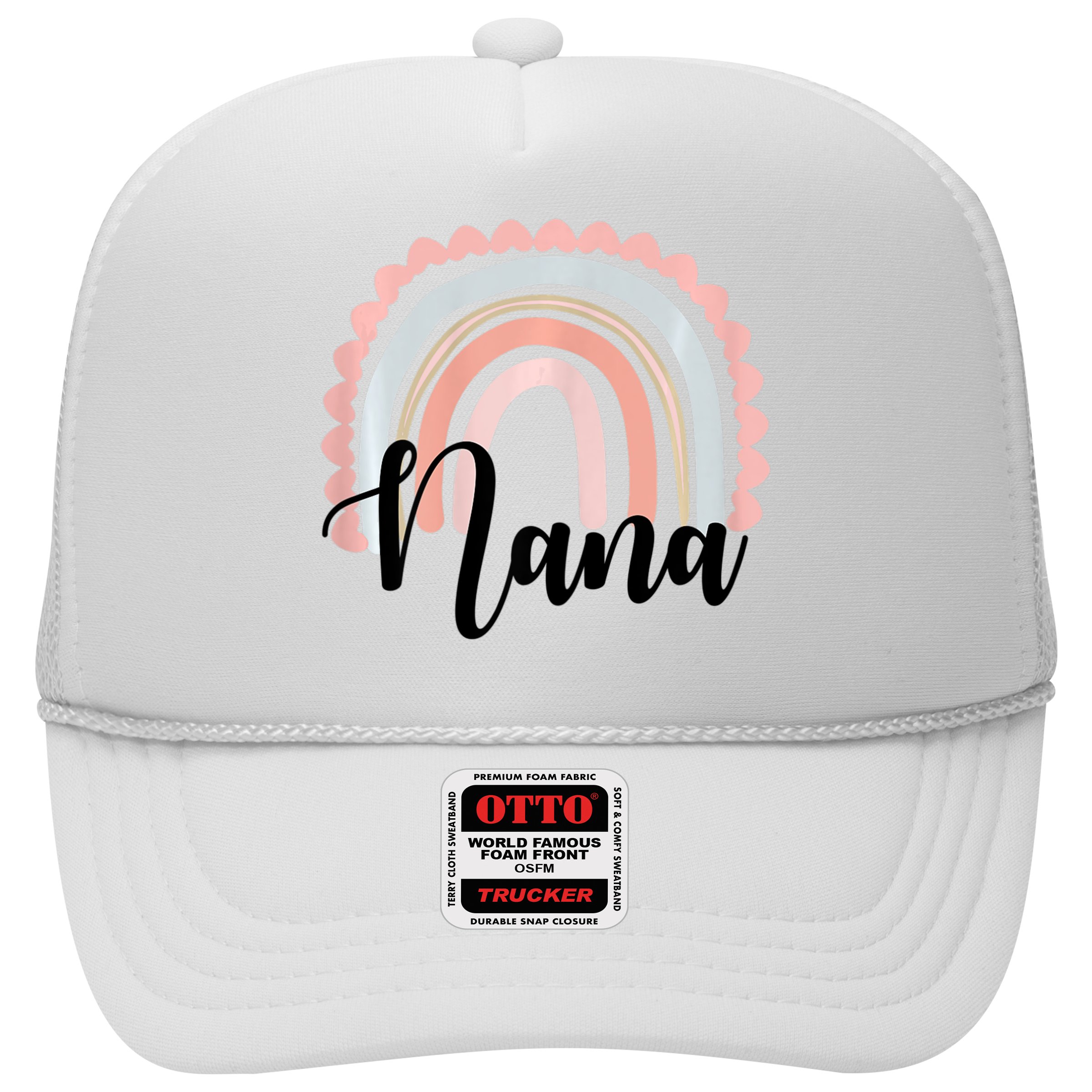 Nana Rainbow Grandma Christmas Mother's Day Hat
