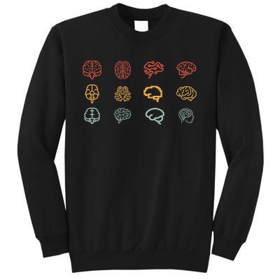 Neuroscience Retro Graphic Brain Science For Neurologist Sweatshirt