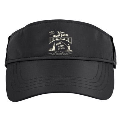 New River Gorge Appalachian Mountains Adult Drive Performance Visor