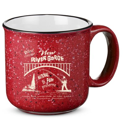 New River Gorge Appalachian Mountains 15oz Campfire Ceramic Mug