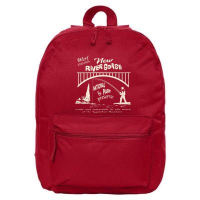 New River Gorge Appalachian Mountains 16 in Basic Backpack