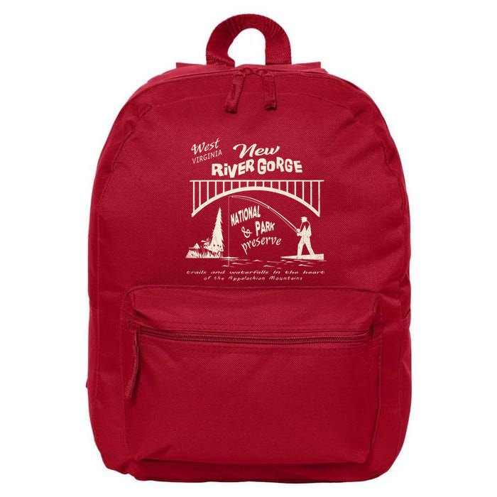 New River Gorge Appalachian Mountains 16 in Basic Backpack