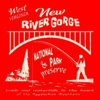 New River Gorge Appalachian Mountains 16 in Basic Backpack