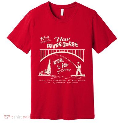 New River Gorge Appalachian Mountains Premium T-Shirt