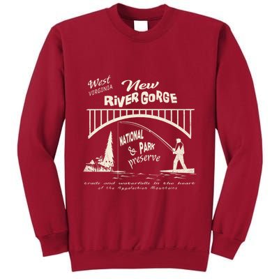 New River Gorge Appalachian Mountains Tall Sweatshirt