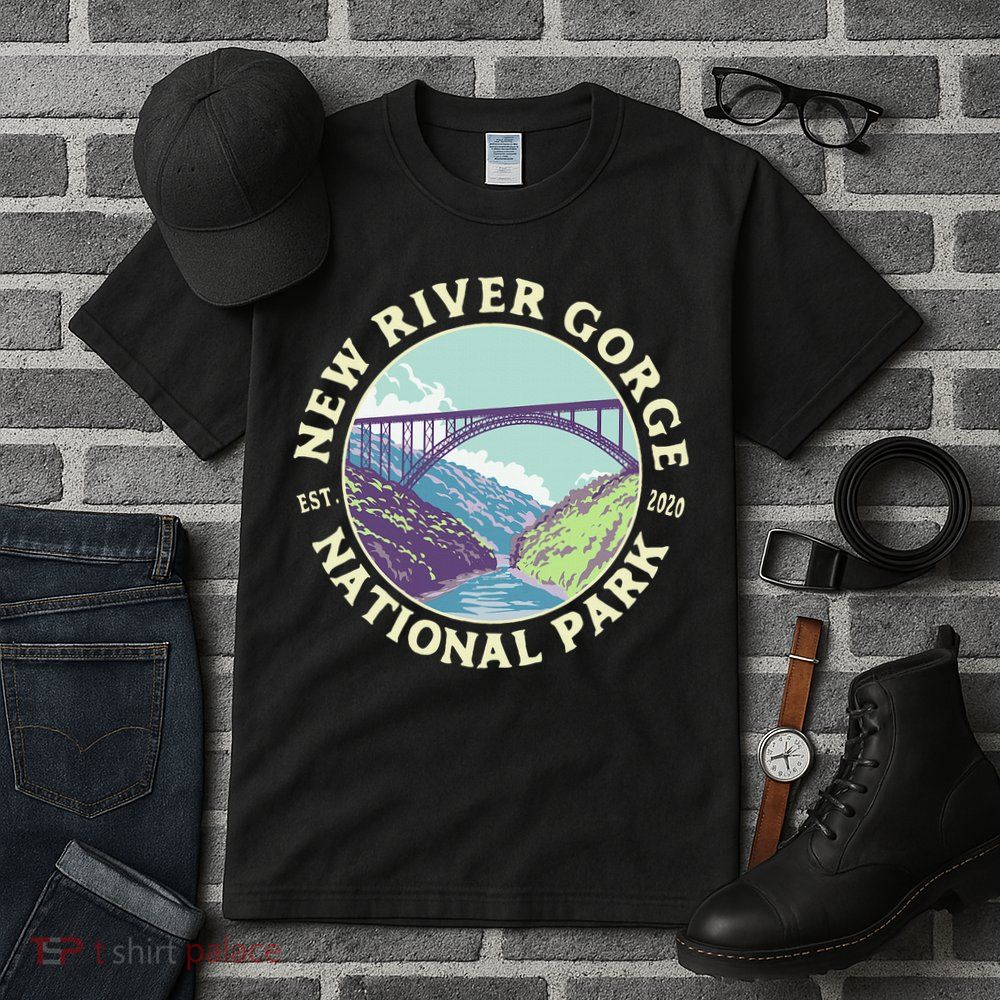 New River Gorge National Park And Preserve West Virginia Tall T-Shirt