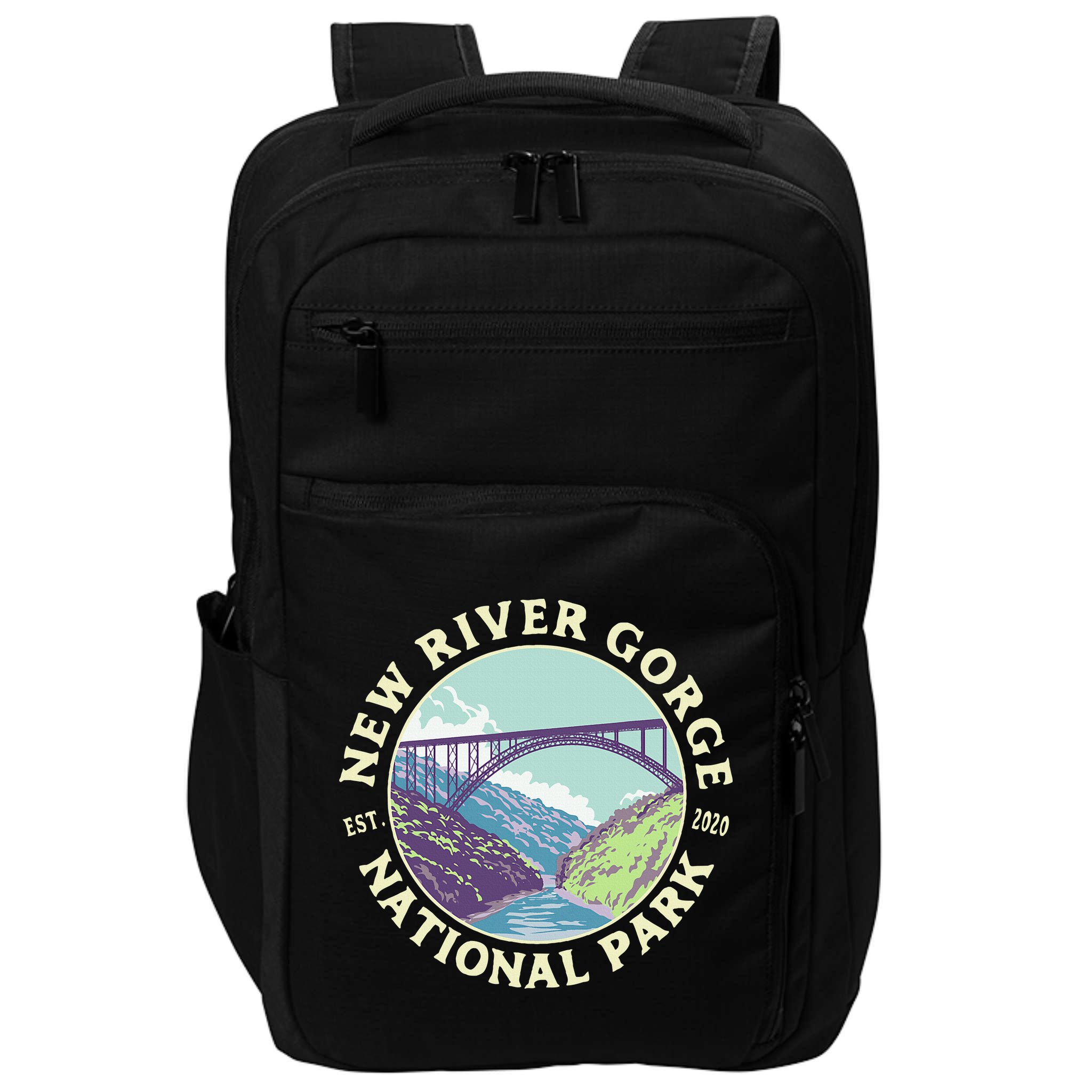 New River Gorge National Park And Preserve West Virginia Impact Tech Backpack