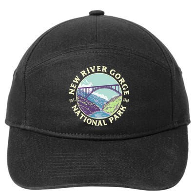 New River Gorge National Park And Preserve West Virginia 7-Panel Snapback Hat
