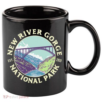 New River Gorge National Park And Preserve West Virginia 11oz C Handle Ceramic Mug
