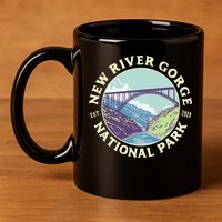 New River Gorge National Park And Preserve West Virginia 11oz C Handle Ceramic Mug
