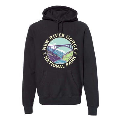 New River Gorge National Park And Preserve West Virginia Premium Hoodie