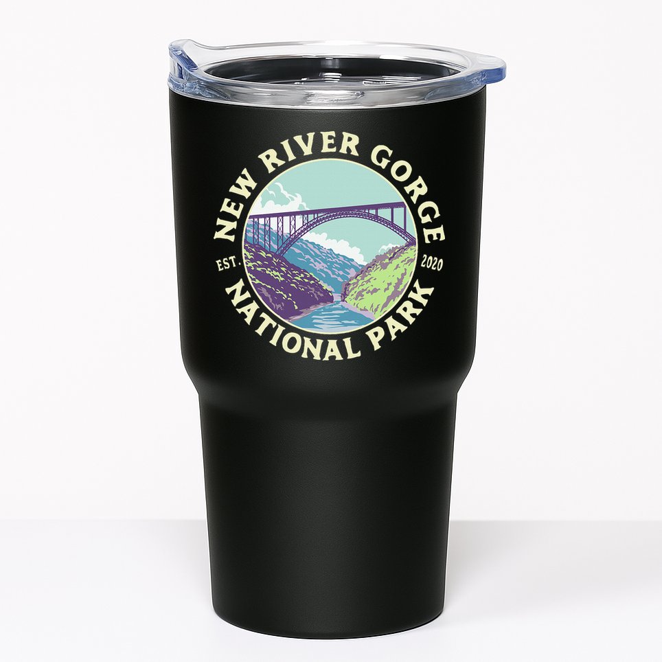New River Gorge National Park And Preserve West Virginia Tumbler
