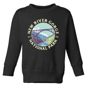 New River Gorge National Park And Preserve West Virginia Toddler Sweatshirt