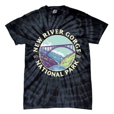 New River Gorge National Park And Preserve West Virginia Tie-Dye T-Shirt