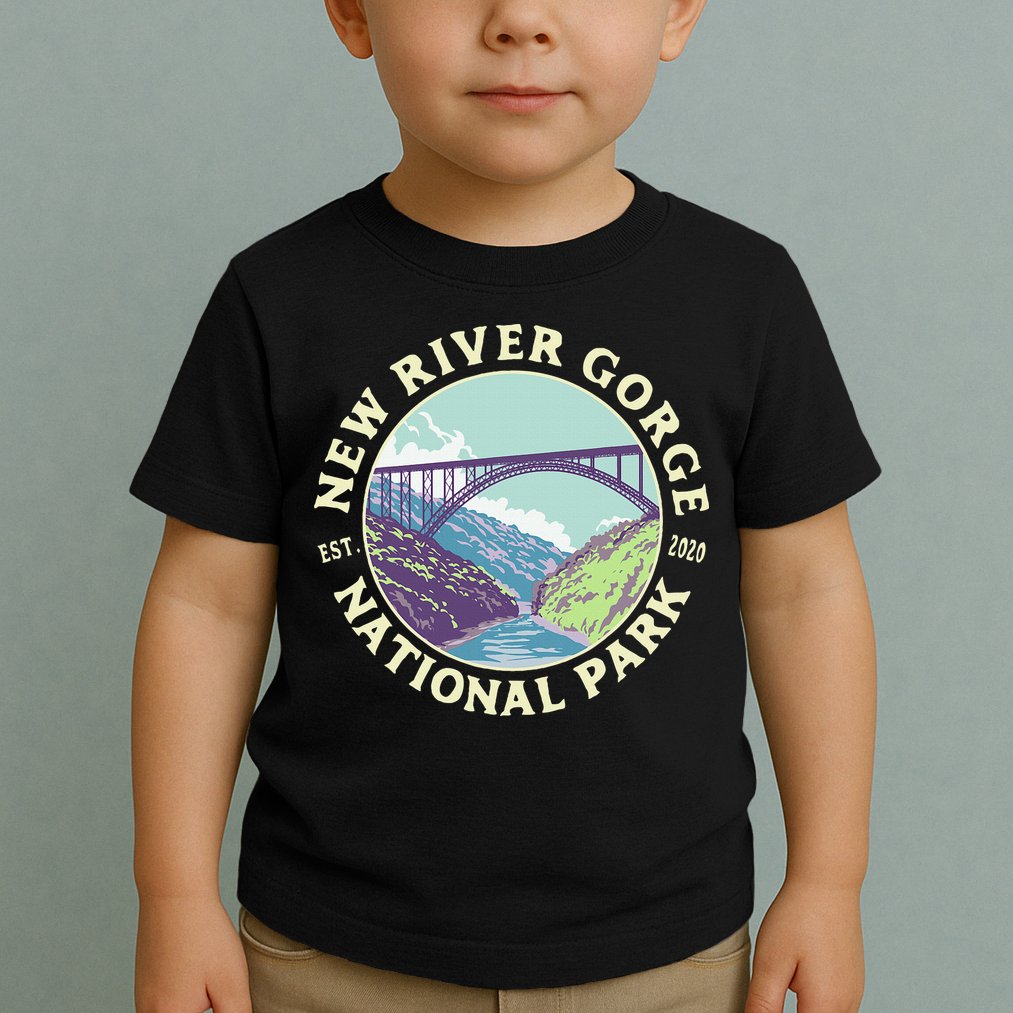 New River Gorge National Park And Preserve West Virginia Toddler T-Shirt