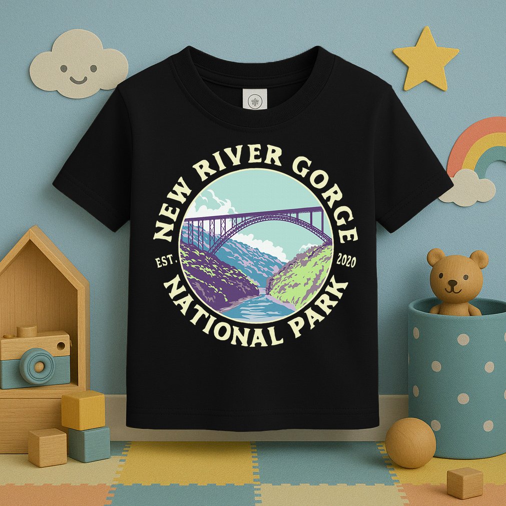 New River Gorge National Park And Preserve West Virginia Toddler T-Shirt