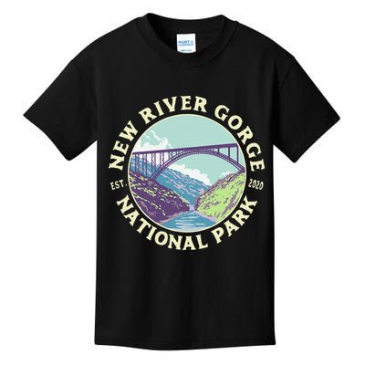 New River Gorge National Park And Preserve West Virginia Kids T-Shirt