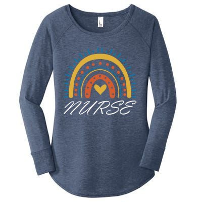 Nurse Rainbow Gift Women's Perfect Tri Tunic Long Sleeve Shirt