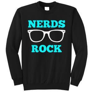 Nerds Rock Gamer Geek Fun Cute Nerd Girl Sweatshirt