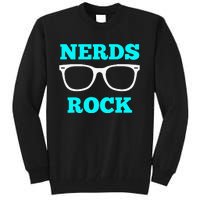 Nerds Rock Gamer Geek Fun Cute Nerd Girl Tall Sweatshirt