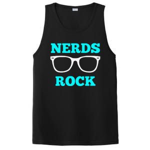 Nerds Rock Gamer Geek Fun Cute Nerd Girl PosiCharge Competitor Tank