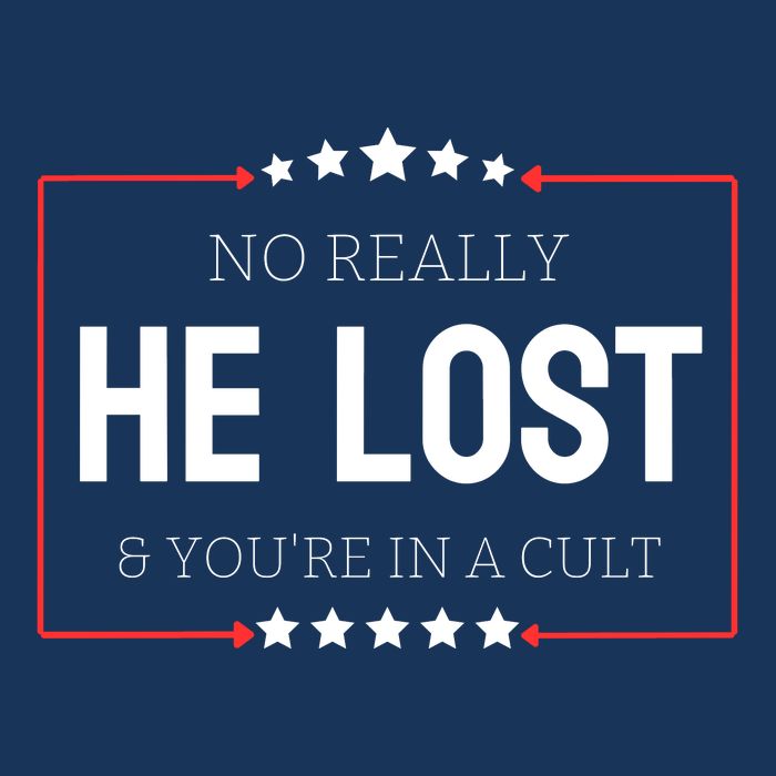No Really He Lost And Youre In A Cult Youth Performance Sprint T-Shirt