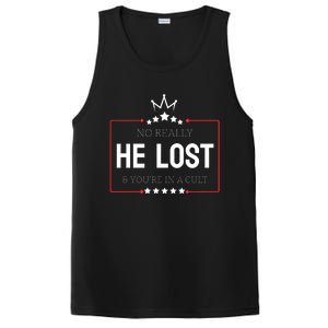 No Really He Lost And Youre In A Cult PosiCharge Competitor Tank