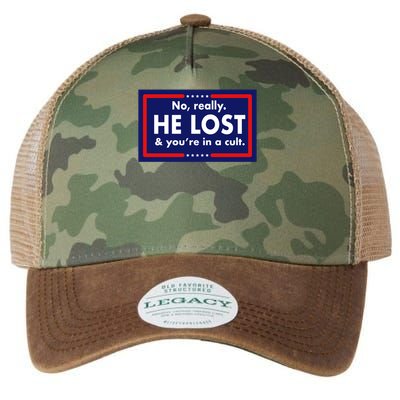 No, really he lost you're in a cuit Legacy Tie Dye Trucker Hat