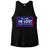 No, really he lost you're in a cuit Ladies PosiCharge Tri-Blend Wicking Tank