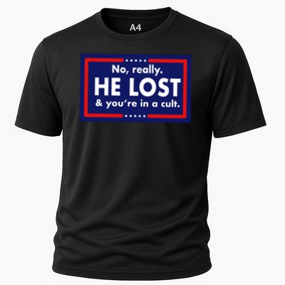 No, really he lost you're in a cuit Performance Shirt