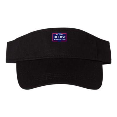 No, really he lost you're in a cuit Visor