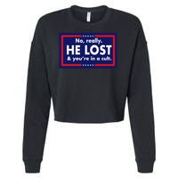 No, really he lost you're in a cuit Cropped Pullover Crew