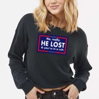 No, really he lost you're in a cuit Cropped Pullover Crew