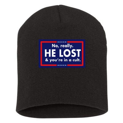 No, really he lost you're in a cuit Short Acrylic Beanie