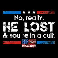 No Really He Lost And YouRe In A Cult Sustainable Bucket Hat