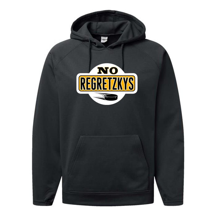 No Regretzkys Hockey Performance Fleece Hoodie