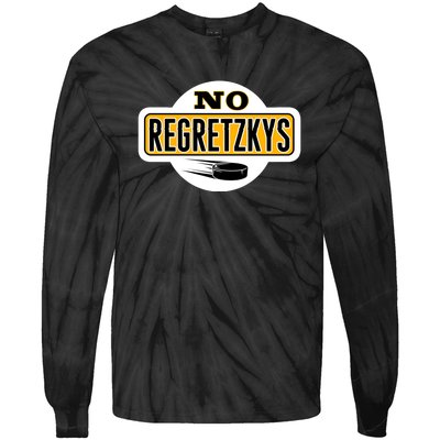 No Regretzkys Hockey Tie-Dye Long Sleeve Shirt