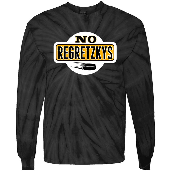 No Regretzkys Hockey Tie-Dye Long Sleeve Shirt