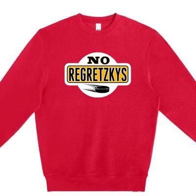 No Regretzkys Hockey Premium Crewneck Sweatshirt