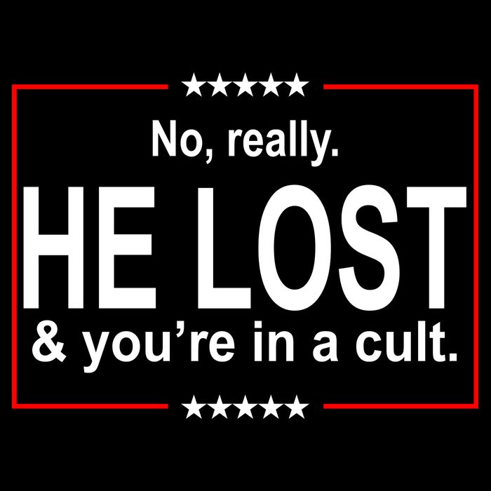 No Really He Lost And You're In A Cult Backpack
