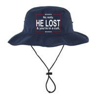 No Really He Lost And You're In A Cult Bucket Hat