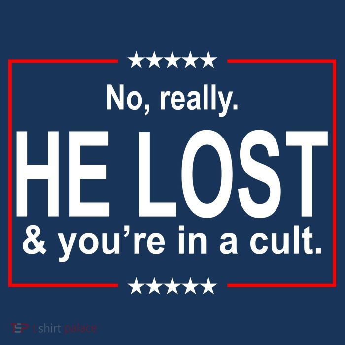 No Really He Lost And You're In A Cult Youth Performance Sprint T-Shirt