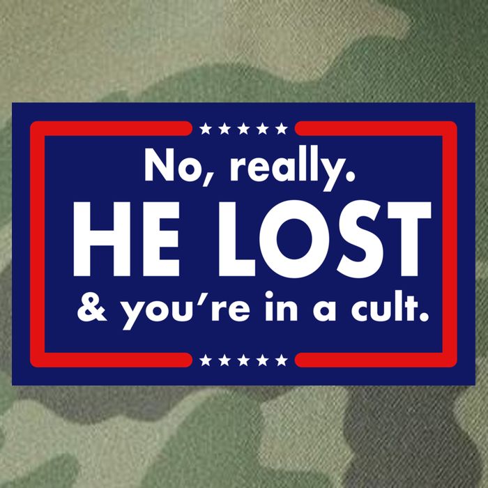 No Really He Lost & You're In A Cult. Legacy Tie Dye Trucker Hat
