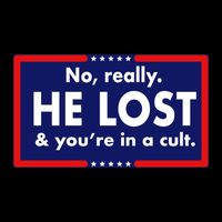 No Really He Lost & You're In A Cult. Impact Tech Backpack