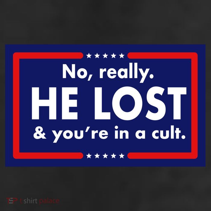 No Really He Lost & You're In A Cult. 11oz C Handle Ceramic Mug