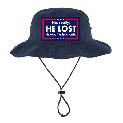 No Really He Lost & You're In A Cult. Bucket Hat