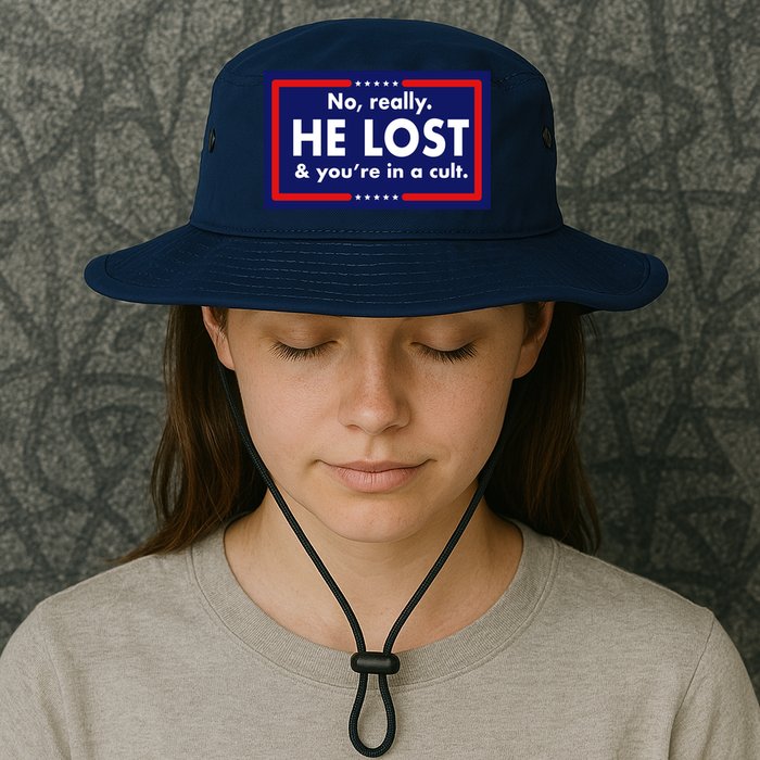 No Really He Lost & You're In A Cult. Bucket Hat