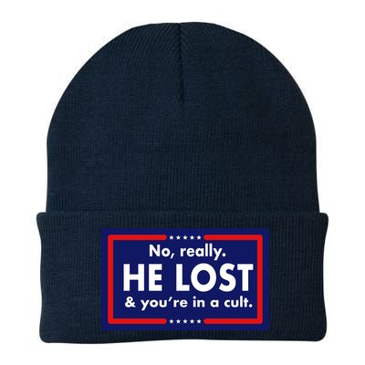 No Really He Lost & You're In A Cult. Beanie